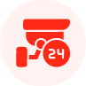 أمن وحراسة 24 ساعة